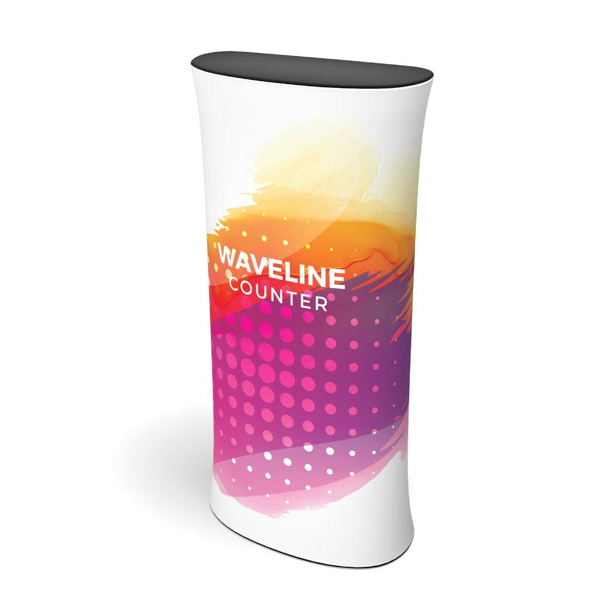 Waveline 59" Counter - TradeShowPlus