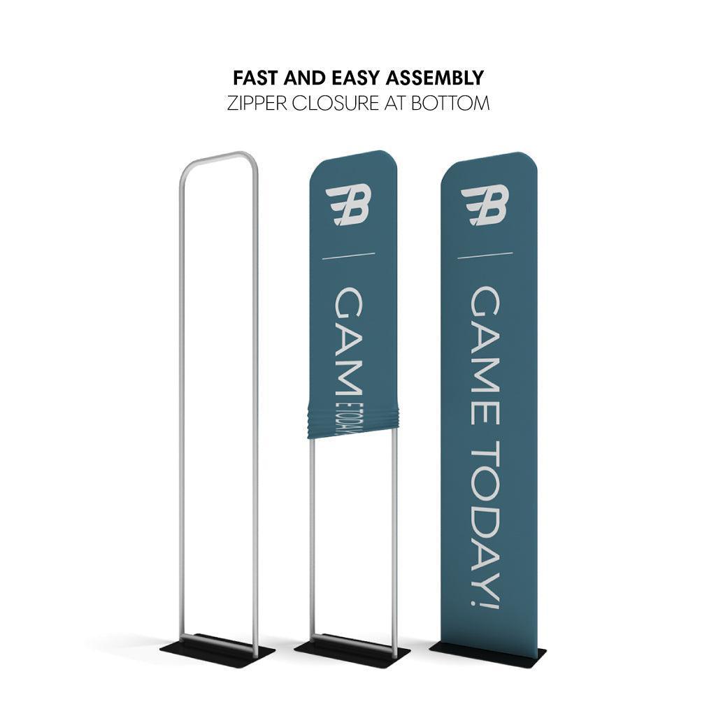 WaveLine Banner Stand 24 x 116 - TradeShowPlus