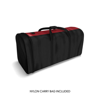 Nylon carry bag designed for trade shows, exhibitions, and special event equipment transport