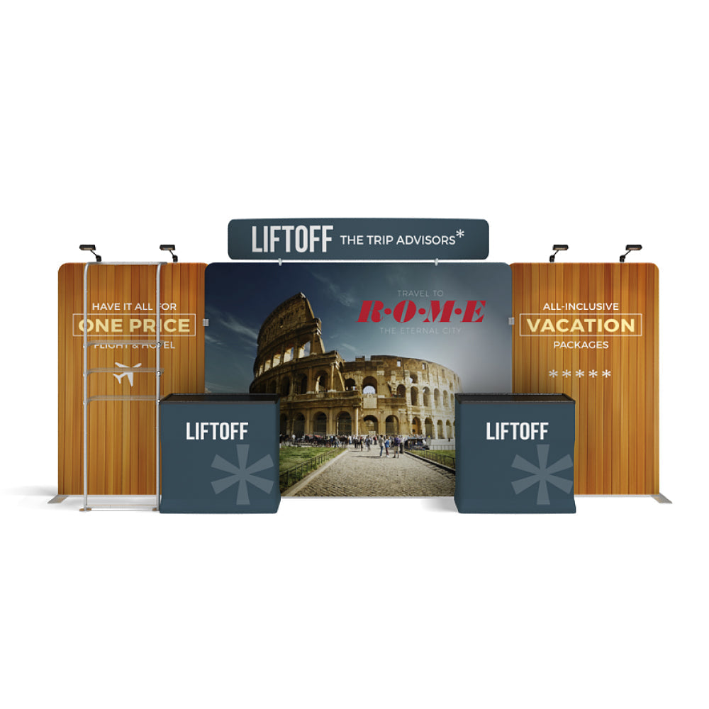 WaveLine Media 20ft Display - PEAK Kit 03 – TradeShowPlus