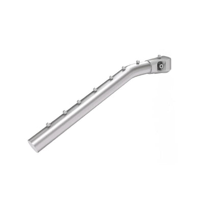angled garment arm accessory for trade show displays and exhibition booths