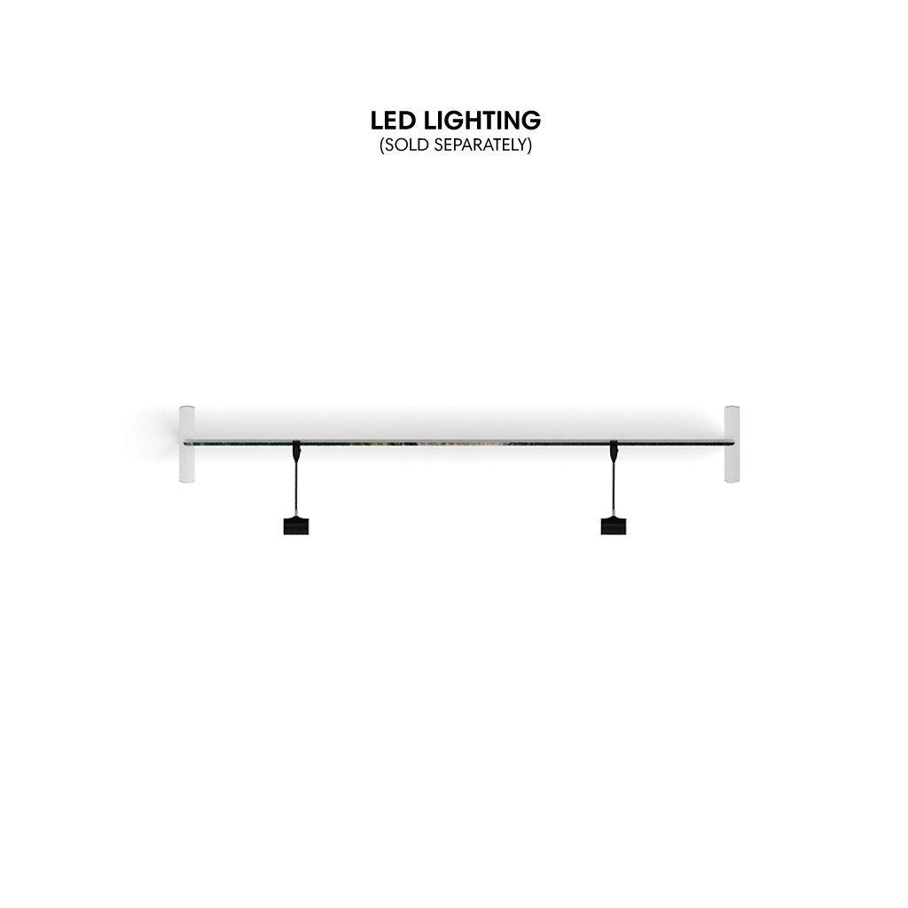 LED lighting bar for trade show displays and exhibition booths, sold separately