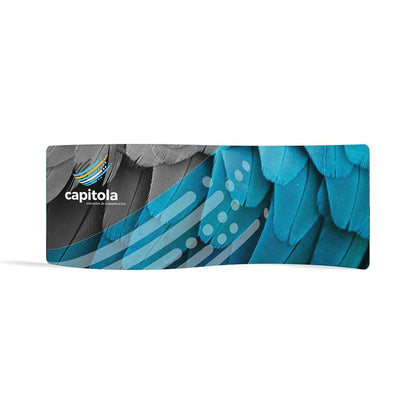 Waveline Originals 20ft Serpentine Display (Graphics Only) - TradeShowPlus