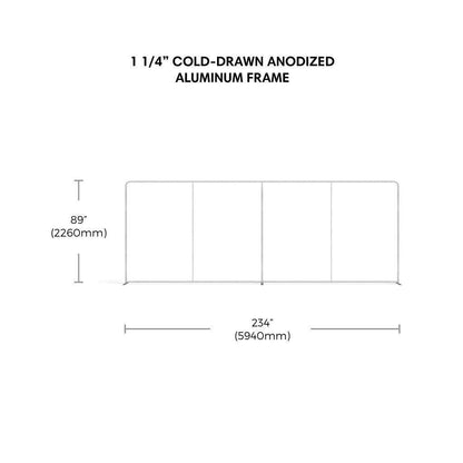 Waveline Originals 20ft Straight Display - TradeShowPlus