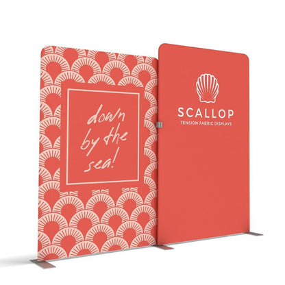 Waveline Scallop-A Display - TradeShowPlus