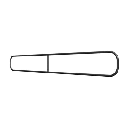 Modular straight header frame for trade show booth display and exhibition signage