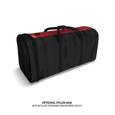 Optional nylon carrying bag with handles for trade shows, exhibitions, and special events