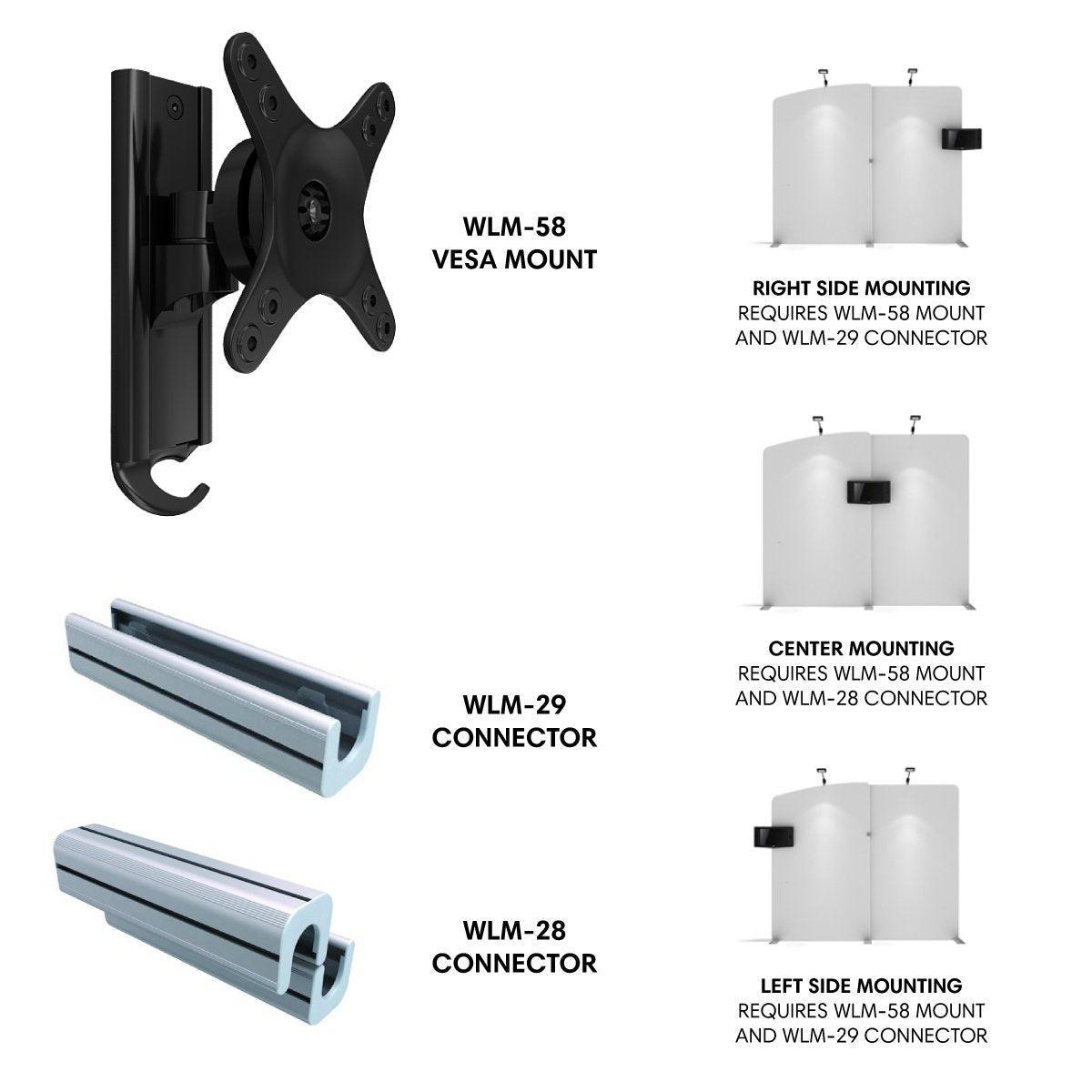 WaveLine VESA Monitor Mount WLM-58 - TradeShowPlus