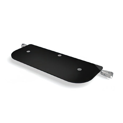 Platform attachment for trade show display systems with metal clamps for exhibitions and events