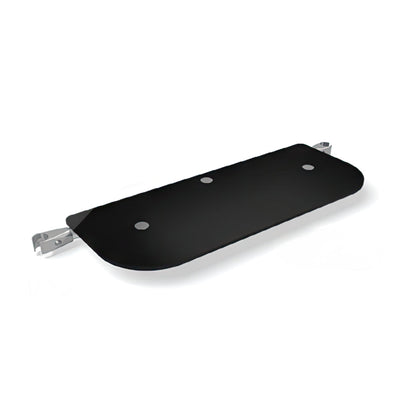Trade show accessory platform with mounting brackets for exhibition booths and event displays