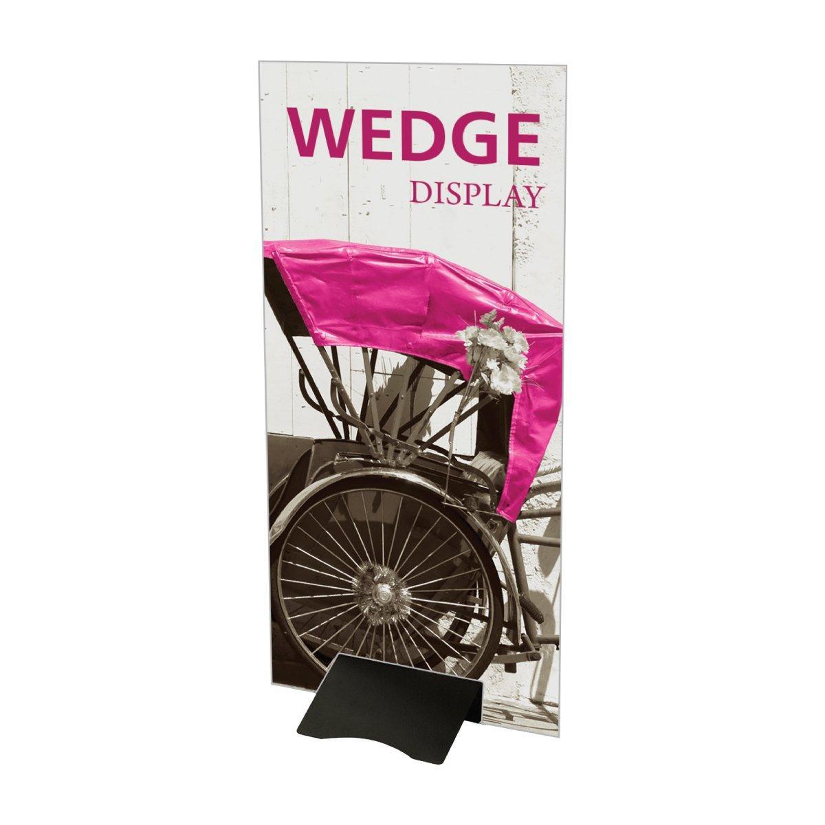 Wedge Sign Holder - TradeShowPlus