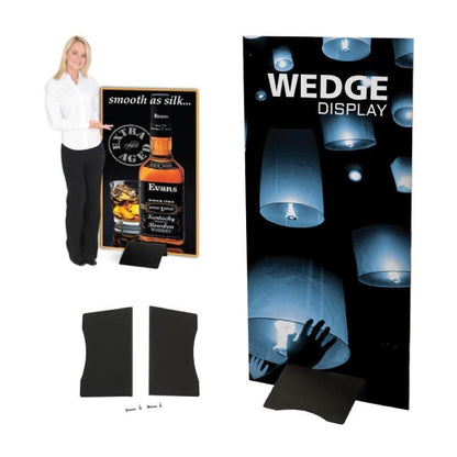 Wedge Sign Holder - TradeShowPlus