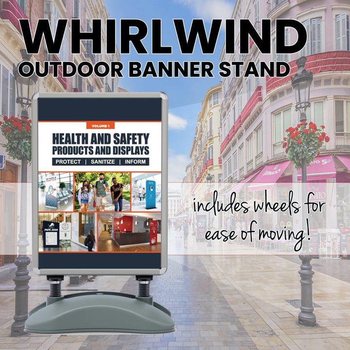 Whirlwind Outdoor Sign Stand - TradeShowPlus