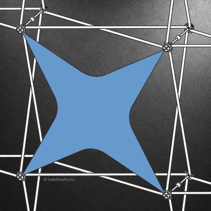 Xclaim (1x1 Quad) Star Fabric Graphic - TradeShowPlus