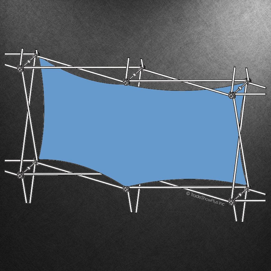 Xclaim (2x1 Quad) Double Thread Fabric Graphic - TradeShowPlus