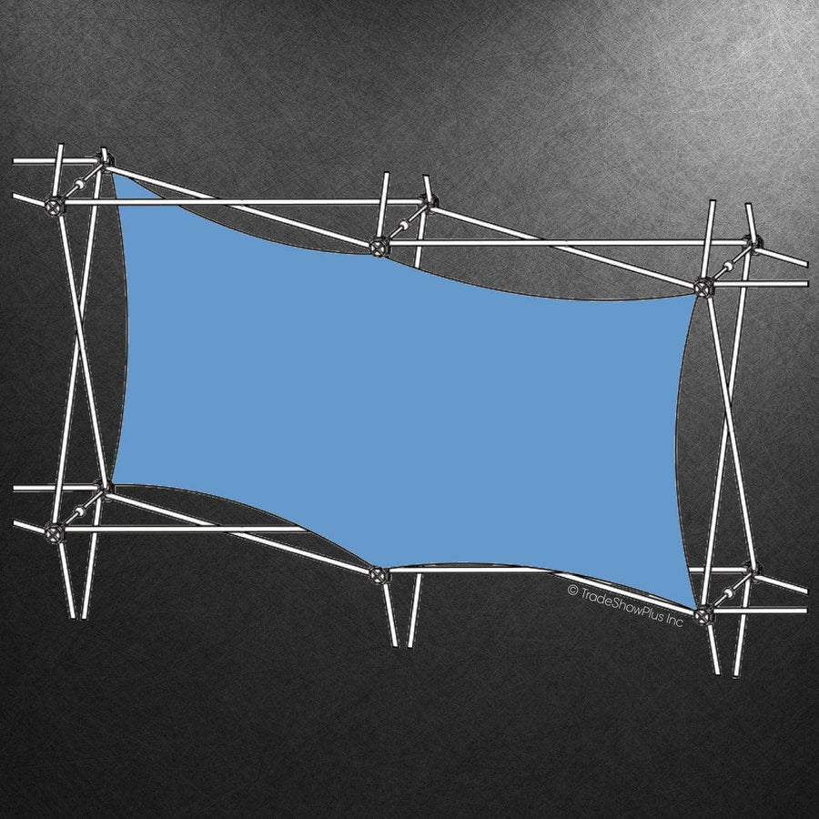 Xclaim (2x1 Quad) Horizontal Thread Fabric Graphic - TradeShowPlus