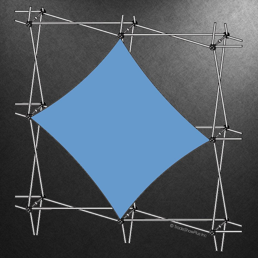 Xclaim (2x2 Quad) Diamond Fabric Graphic - TradeShowPlus