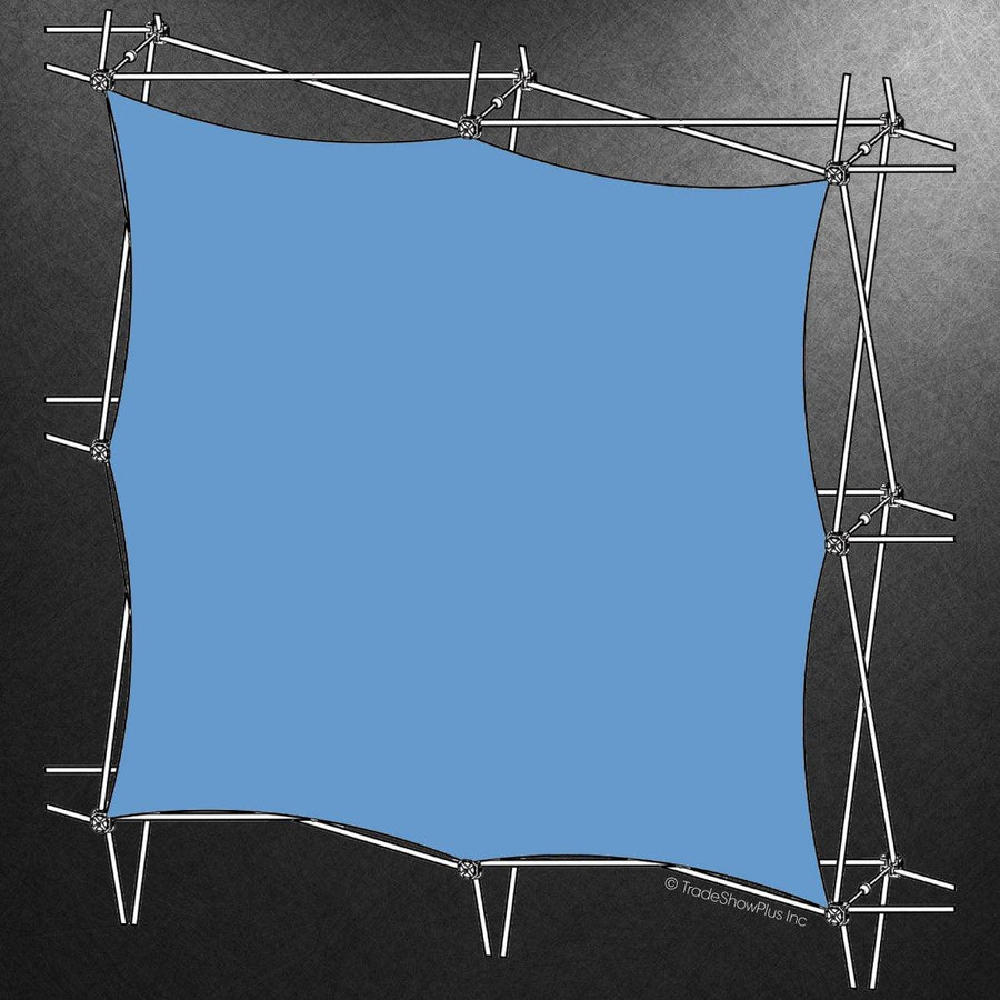 Xclaim (2x2 Quad) Flat Front Fabric Graphic - TradeShowPlus