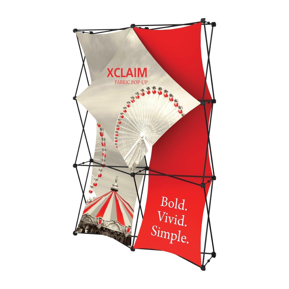 Xclaim 5ft Display 01 (Graphics Only) - TradeShowPlus