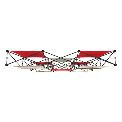 Modular 8ft trade show display frame with fabric graphics for exhibitions and events