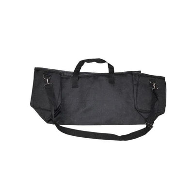 Portable soft case with handles and shoulder strap designed for trade show and exhibition equipment