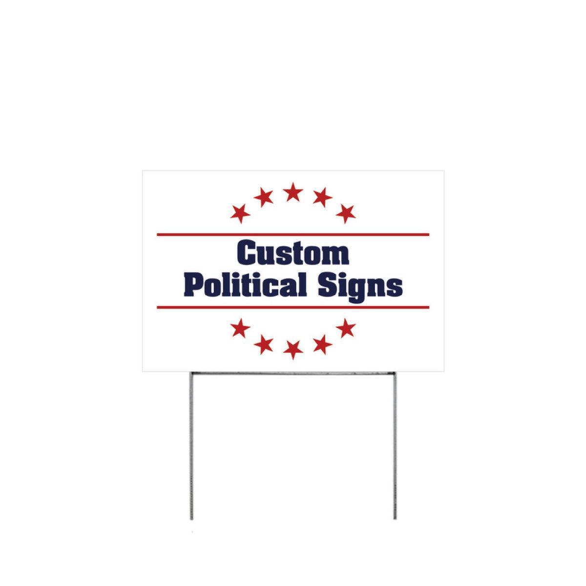 Yard Signs 18 x 11 (20 Pack) - TradeShowPlus