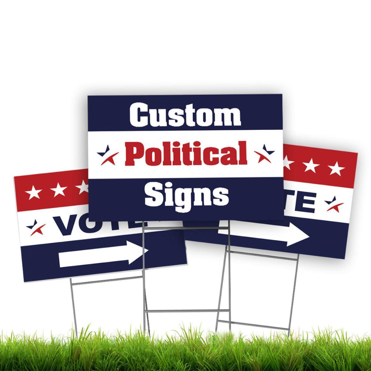 Yard Signs 18 x 11 (20 Pack) - TradeShowPlus