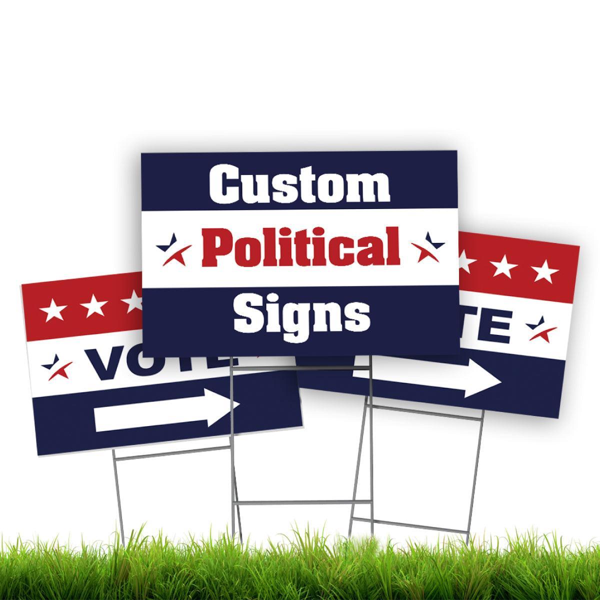 Yard Signs 23 x 18 (10 Pack) - TradeShowPlus