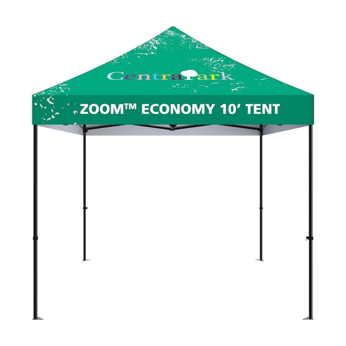 Zoom 10ft Economy Tent (Graphics Only) - TradeShowPlus