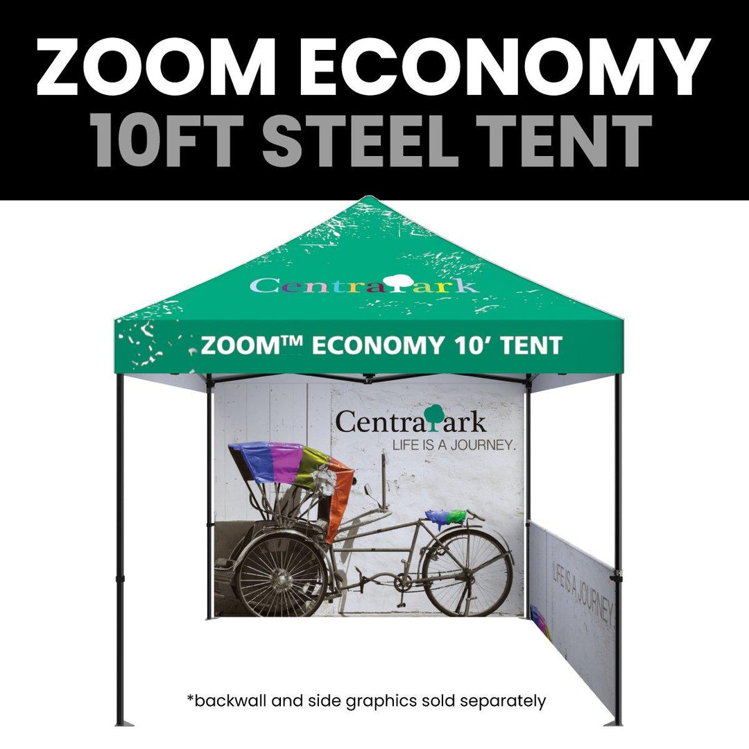 Zoom 10ft Economy Tent - TradeShowPlus
