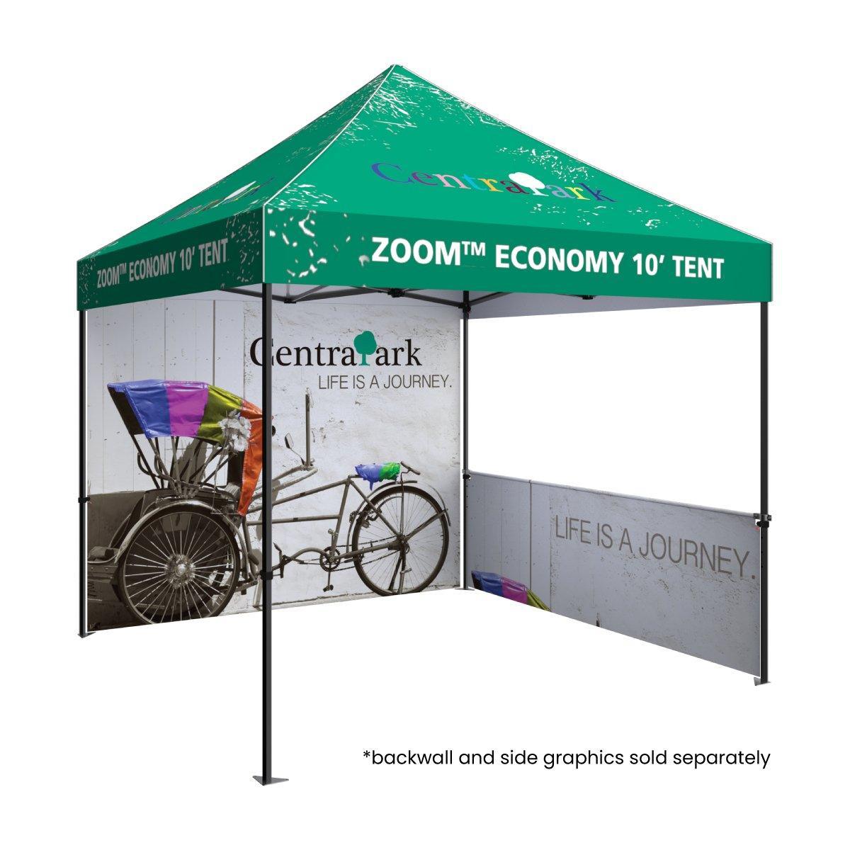 Zoom 10ft Economy Tent - TradeShowPlus