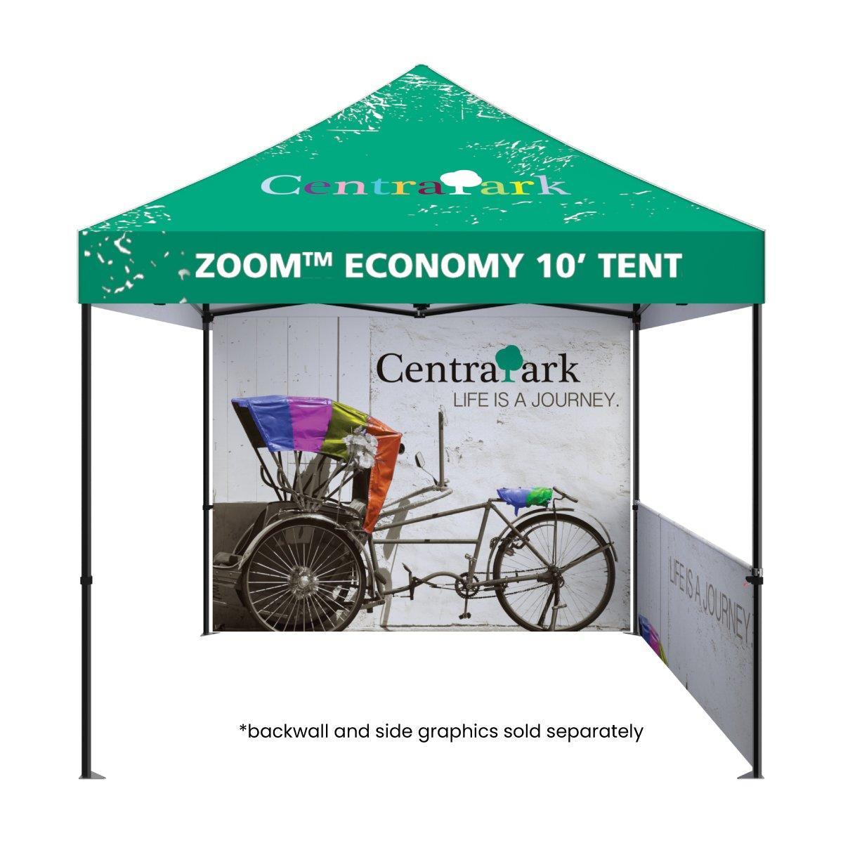 Zoom 10ft Economy Tent - TradeShowPlus