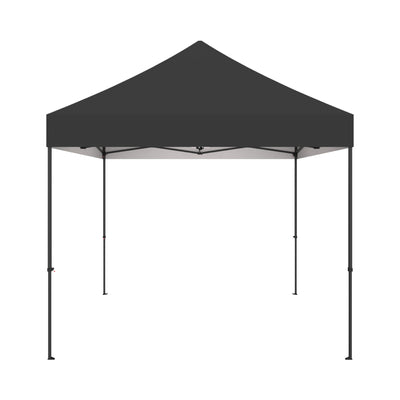 Pop-up canopy tent structure ideal for trade shows, exhibitions, and special event shelter