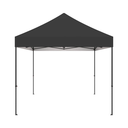 Pop-up canopy tent structure ideal for trade shows, exhibitions, and special event shelter