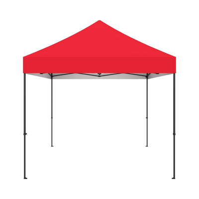 Economy pop-up tent with adjustable frame, ideal for trade shows and special events shelter