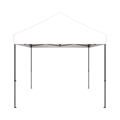 Pop-up trade show tent with sturdy frame, ideal for exhibitions and special event setups