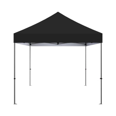 Pop-up canopy tent with adjustable legs for trade shows, exhibitions, and special events