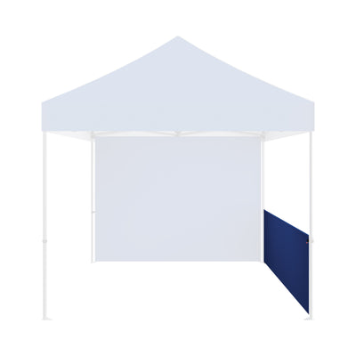 10ft trade show tent with half background panel and sidewall for exhibitions and events