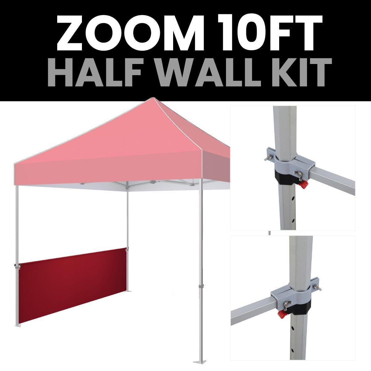 Zoom 10ft Tent Unimprinted Half Wall Kit - TradeShowPlus