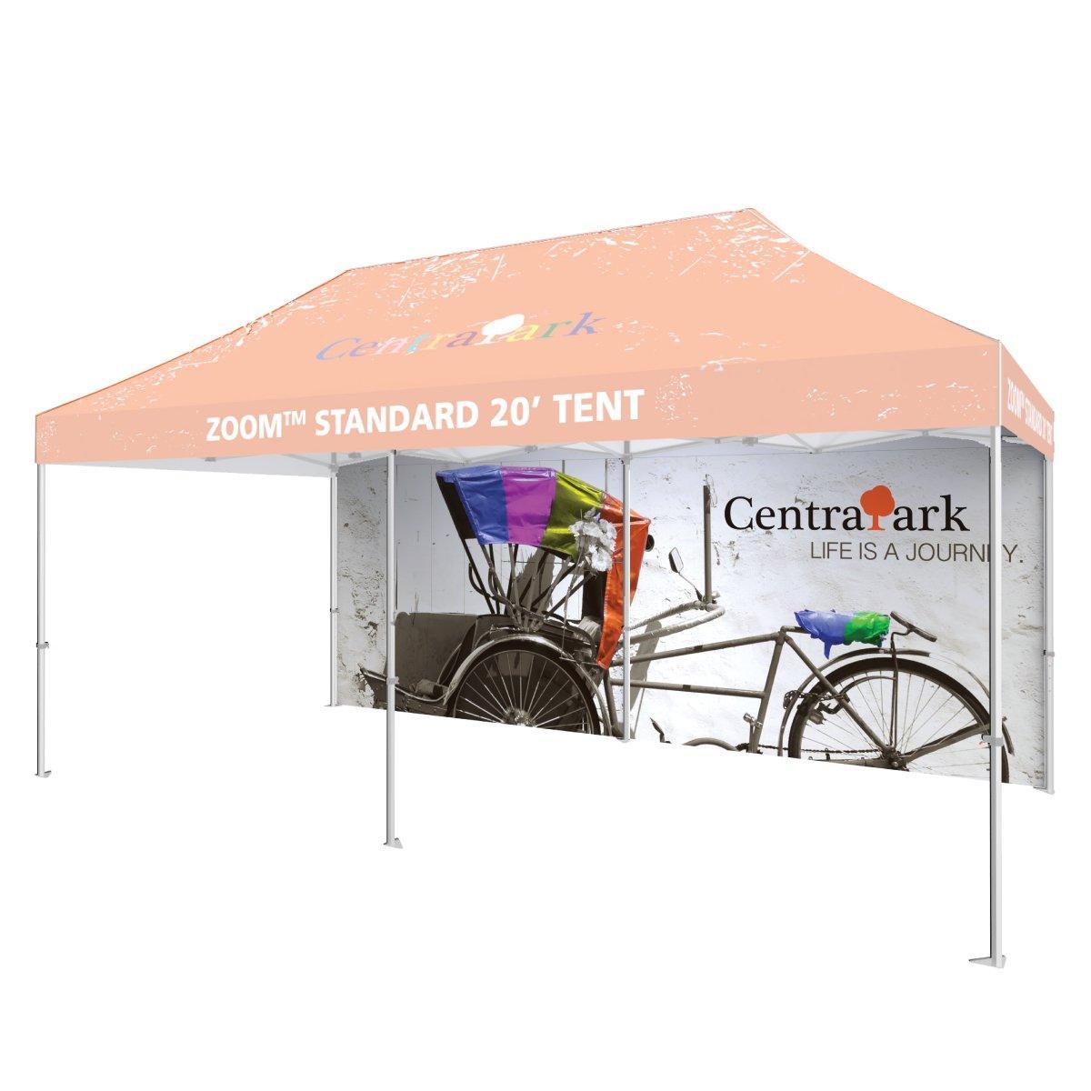 Zoom 20ft Tent Full Wall (Graphics Only) - TradeShowPlus