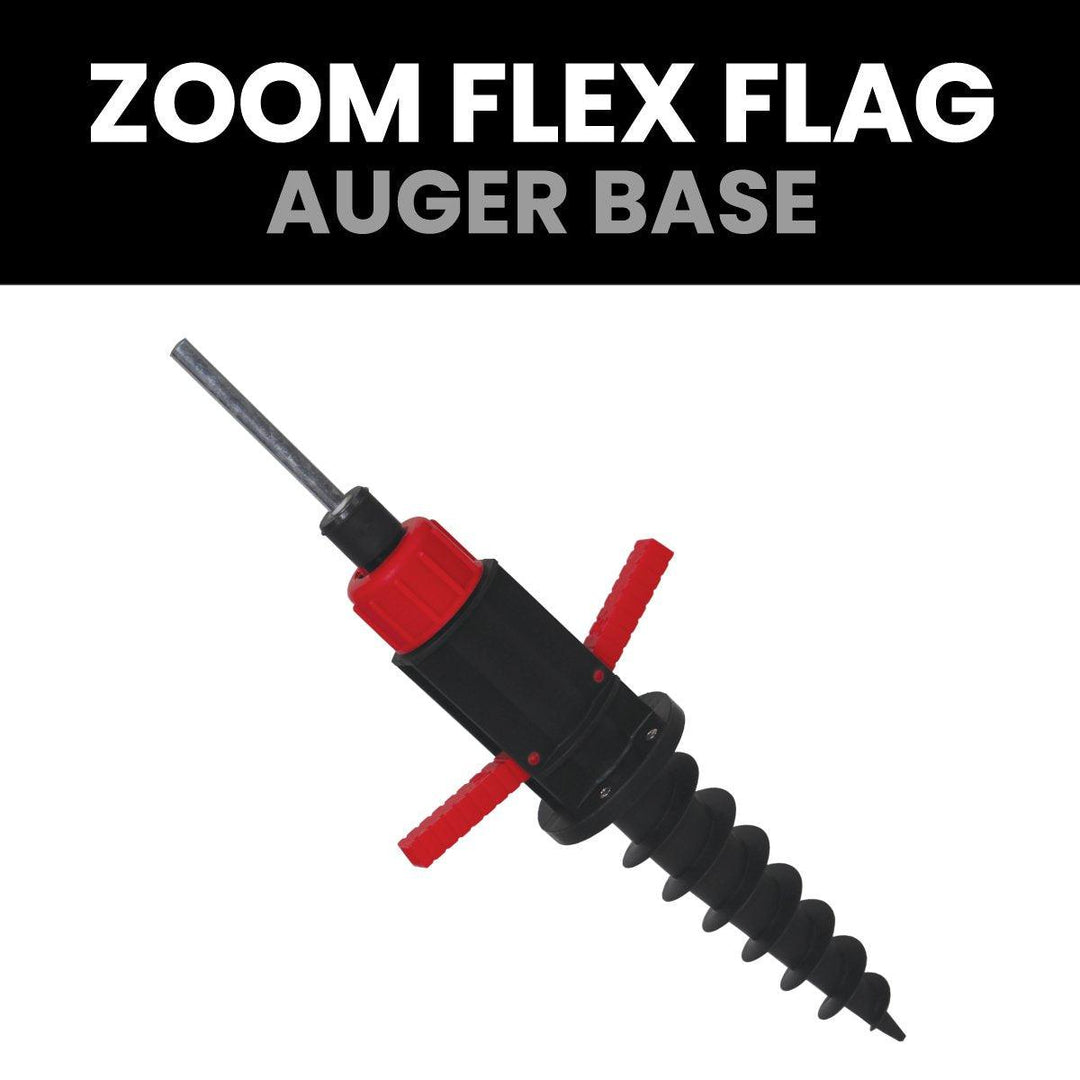 Zoom Flex Flag Auger Base - TradeShowPlus