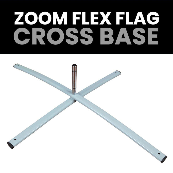 Zoom Flex Flag Cross Base - TradeShowPlus