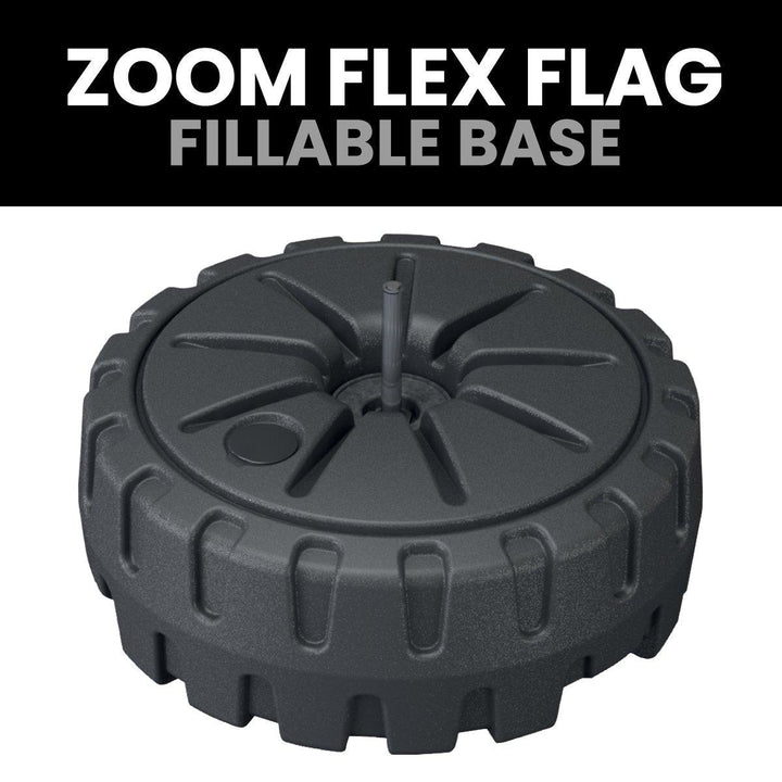 Zoom Flex Flag Fillable Ground Base - TradeShowPlus