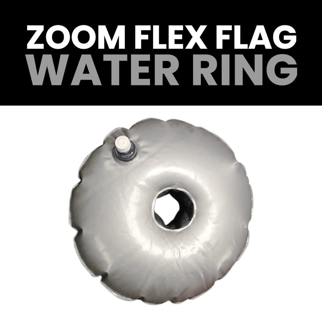 Zoom Flex Flag Water Base - TradeShowPlus