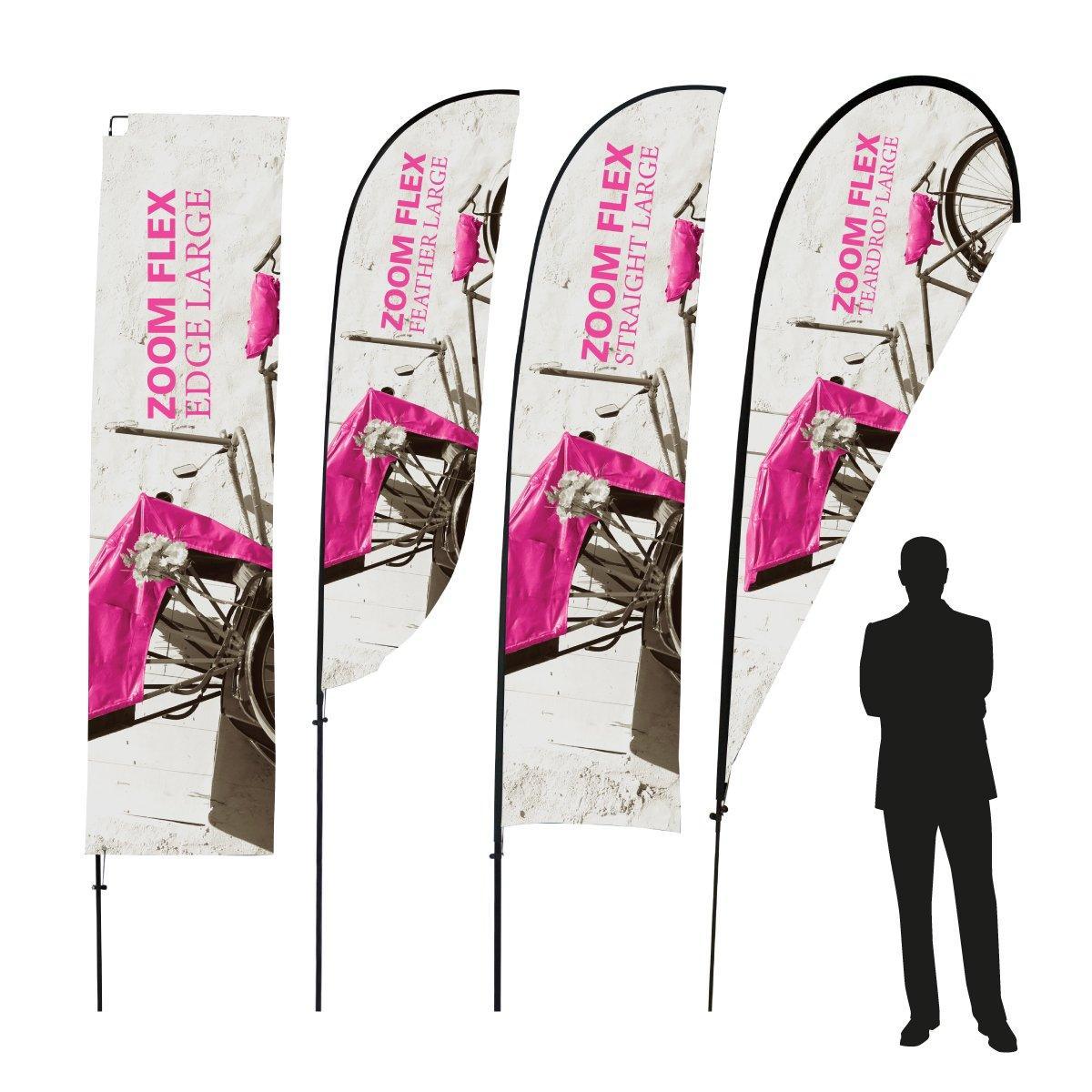 Zoom Flex Large Flags - TradeShowPlus