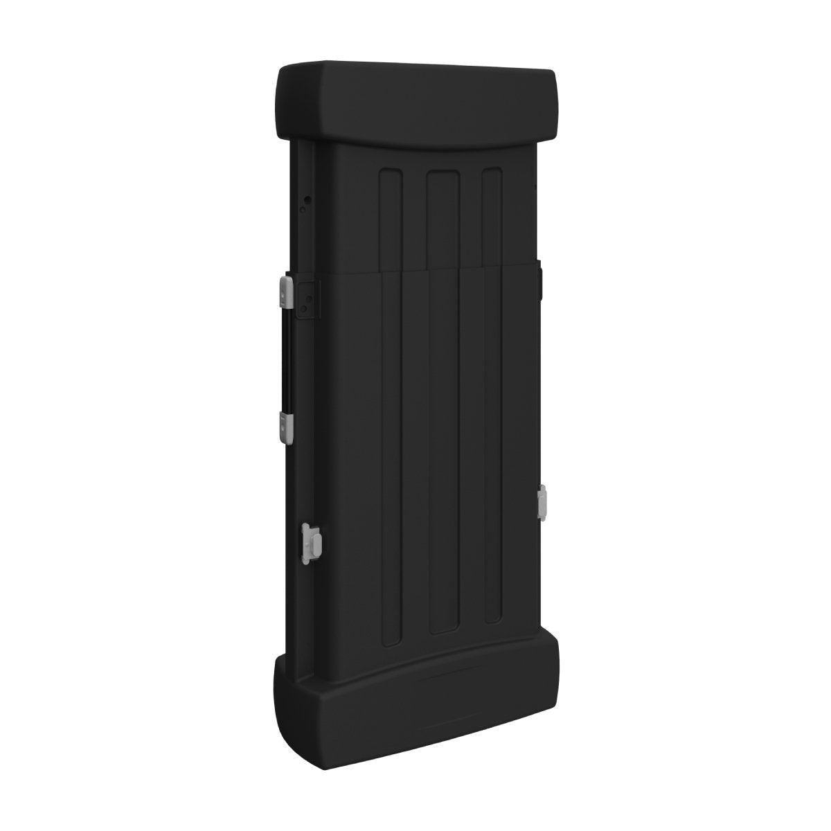 Compact portable outdoor billboard display case for trade shows and special events