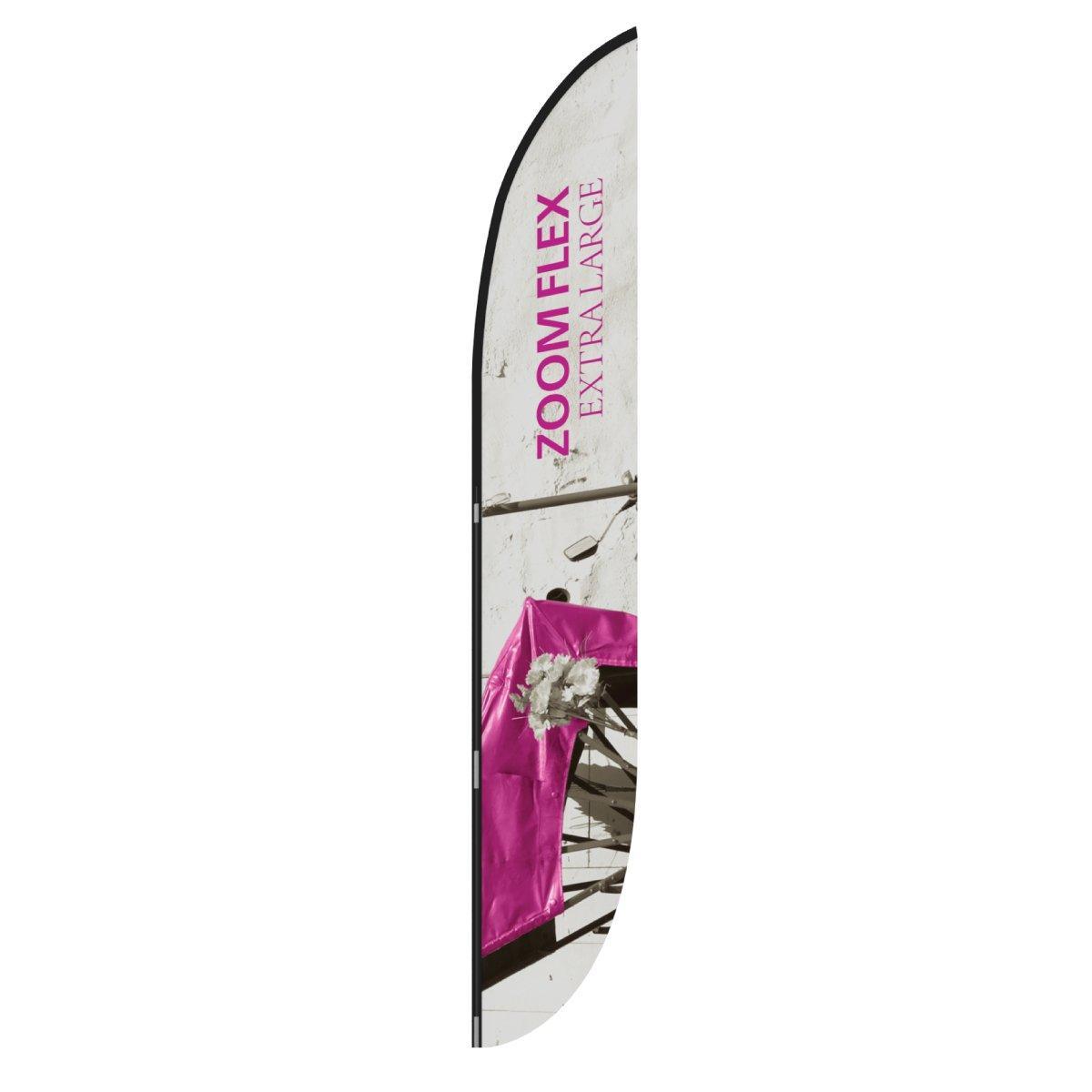 Zoom Flex XLarge Flags (Graphics Only) - TradeShowPlus