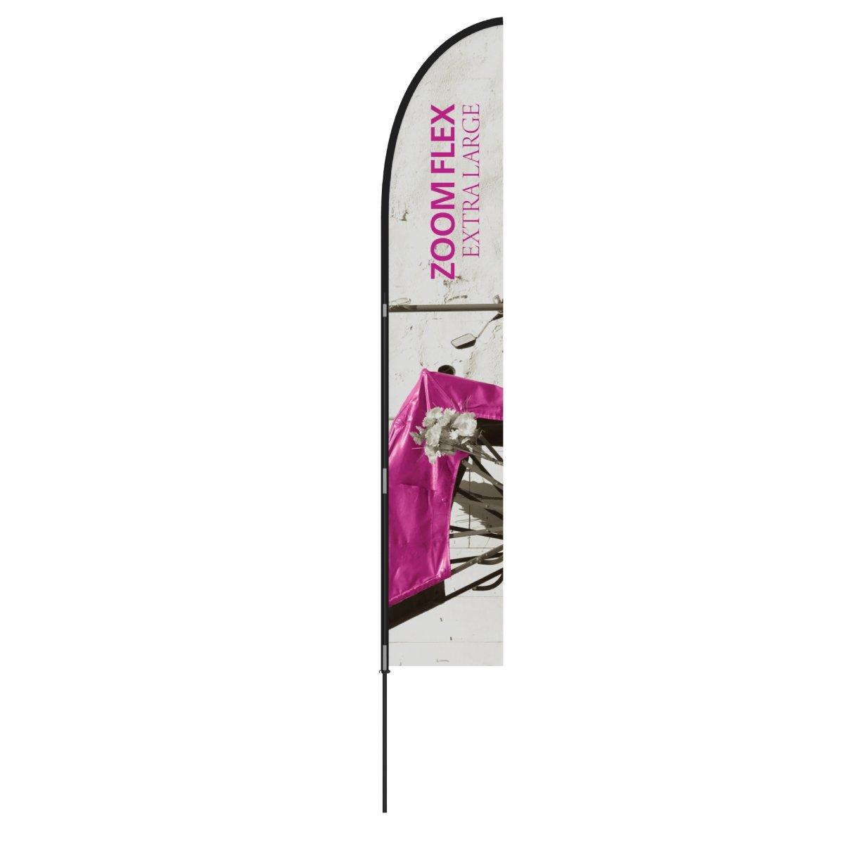 Zoom Flex XLarge Flags - TradeShowPlus