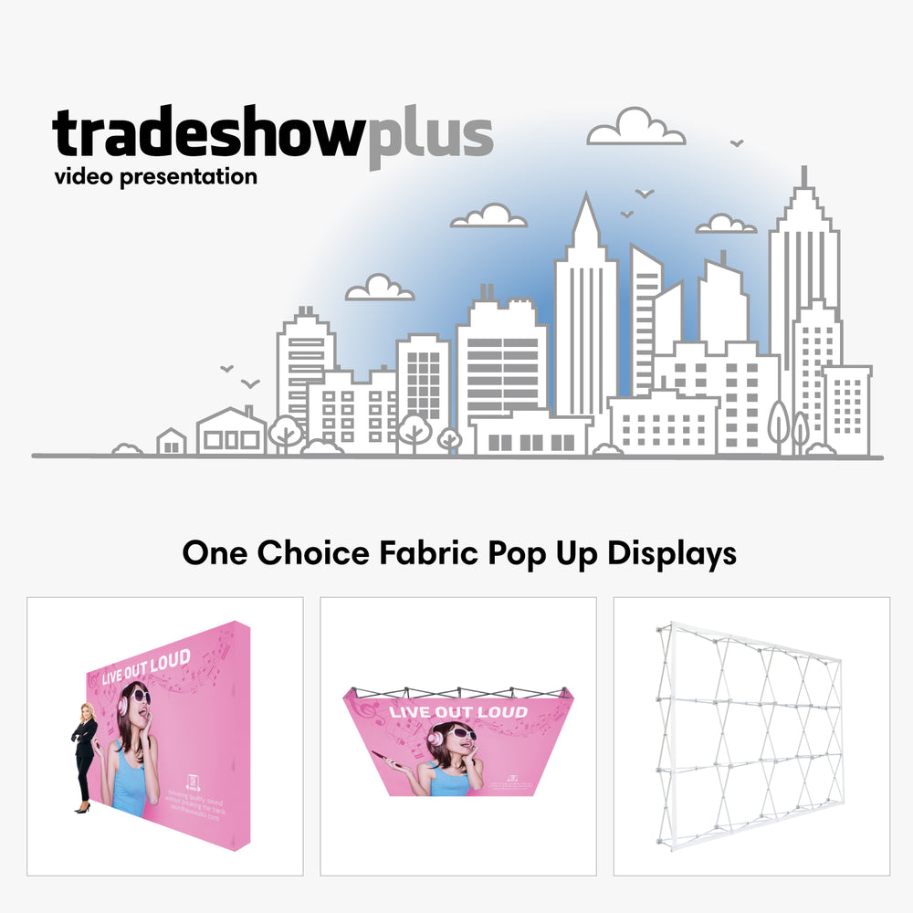 One Choice Fabric Pop Up Display Video