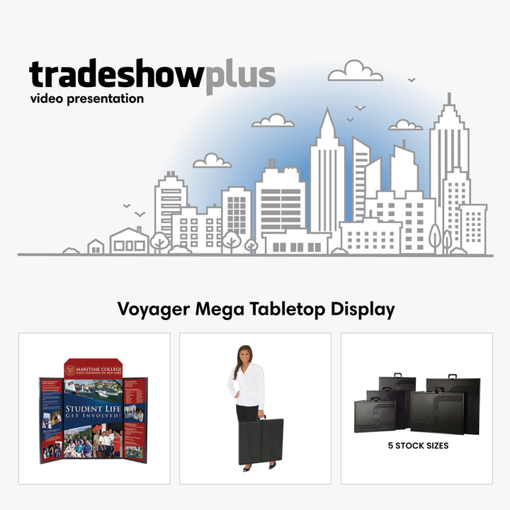 Voyager Mega Tabletop Display Video - TradeShowPlus